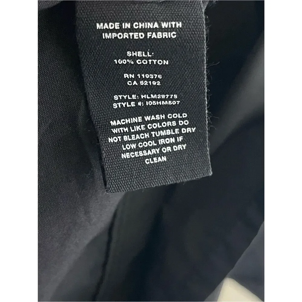 Helmut Lang Black Short-Sleeve Button-Down Shirt